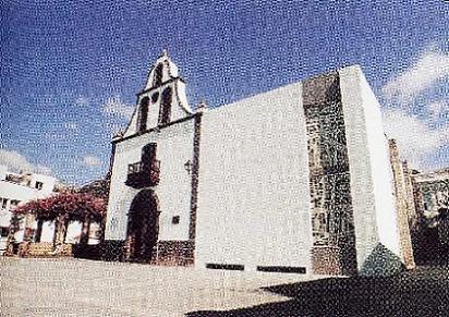Iglesia de Tazacorte en la isla de La Palma.